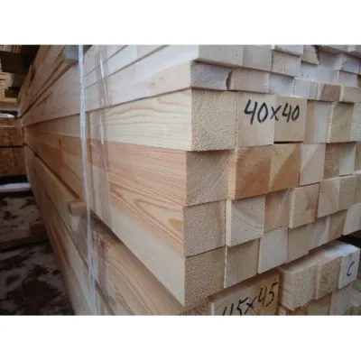 Брусок сухой строганый 40x40x3000