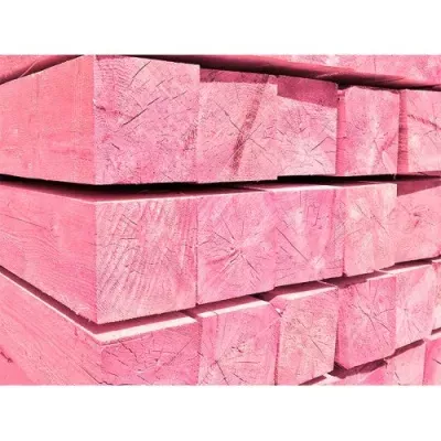Брус обрезной сухой антисеп. 100x100x6000 1 сорт ГОСТ