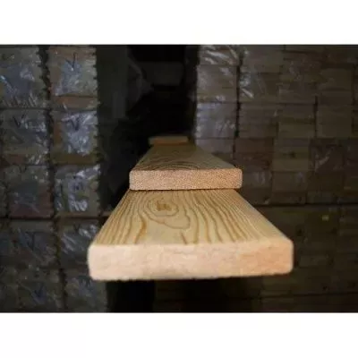 Планкен из лиственницы 20x120x3000 мм сорт A,B