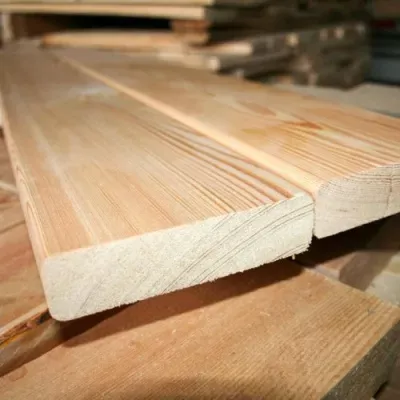 Палубная доска из лиственницы 35x140мм сорт A,B