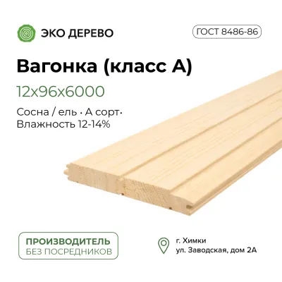 Вагонка (класс А, 6 м)
