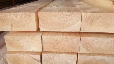 Брус сухой строганый  100х100х6000 (95х95х6000)