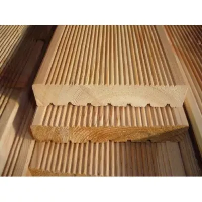 Террасная доска из лиственницы 28x140мм сорт A,B
